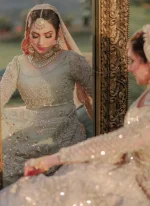 Sea Green Lehenga for Nikkah