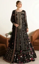 Lehenga in Black Colour For Wedding Guests (1)