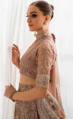 Brown Colour Lehenga​ For Wedding Guests (2)