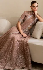 Brown Colour Lehenga​ For Wedding Guests (3)