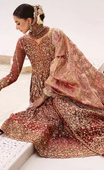 Ghagra with Long Choli​ For Wedding Guests (4)