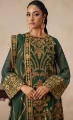 Green Color Punjabi Suit​ For Wedding Guestsss (4)