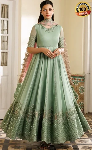 Green Maxi Dress For Wedding Guests (1)