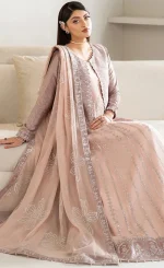 Light Pink Maxi Dress​ For Wedding Guestss (3)