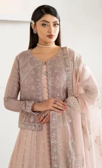 Light Pink Maxi Dress​ For Wedding Guestss (4)