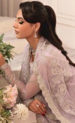 Mauve Color Saree​ For Wedding Guests (2)