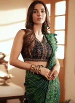 Green Bridal Saree (5)