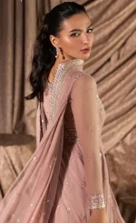 Peach Colour Anarkali Suit​ For Wedding Guests 3 (1)