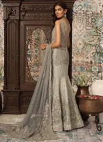 Sea Green Mermaid Bridal Lehenga (2)