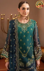 Bottle Green Salwar Kameez For Wedding Guestsss (2)