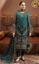 Bottle Green Salwar Kameez For Wedding Guestsss (3)