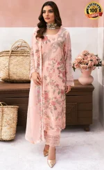 Light Pink Salwar Kameez​ For Wedding Guests (1)