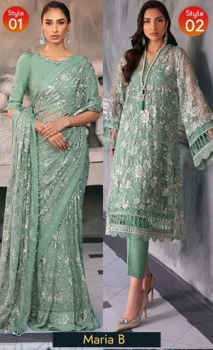Maria B Saree For Wedding Guestss (2)