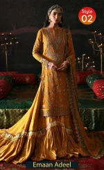 Mustard Yellow Salwar Kameez​ For Wedding Guests (1)