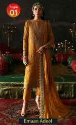 Mustard Yellow Salwar Kameez​ For Wedding Guests (2)