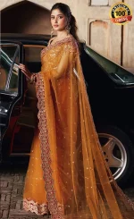 Saree for Mehndi For Wedding Guestsssss (2)